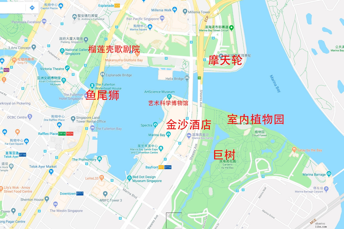 新加坡地图中文版_新加坡地图中文版高清版大图_新加坡地图中文版全图