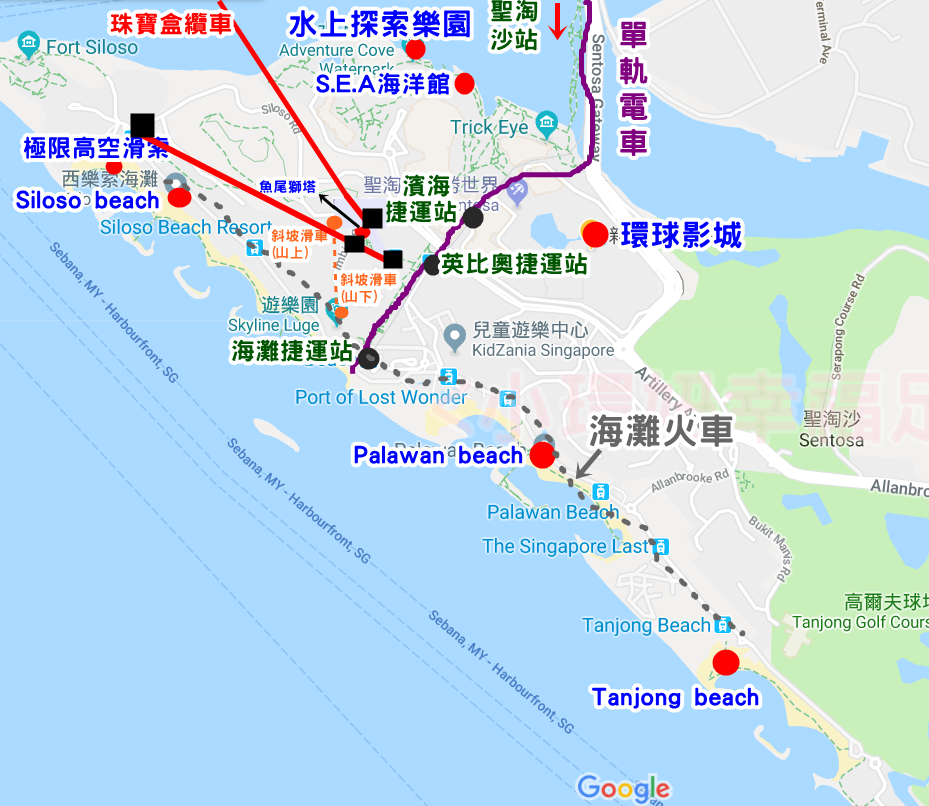 新加坡地图中文版：探索美食、感受多元文化、畅游名胜景点