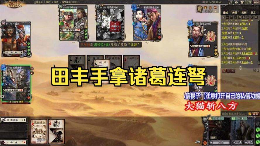 三国杀三国杀ol_三国杀 田丰_盛大三国杀百度三国杀