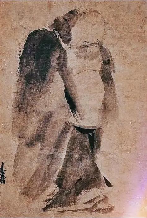 泼墨仙人_仙人泼墨画_仙人泼墨图