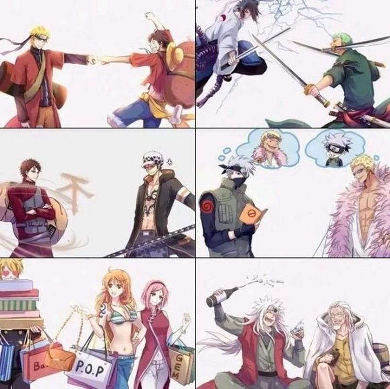 海贼王vs火影_海贼王与火影忍者对打_海贼王和火影联合篇