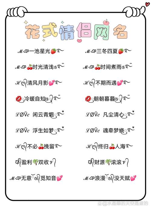梦幻情侣网名：藏着浪漫故事，展现甜蜜爱意的独特标识