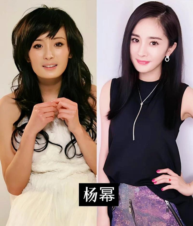 整容杨幂前后照片高清_整容杨幂前后照片大全_杨幂整容前后照片