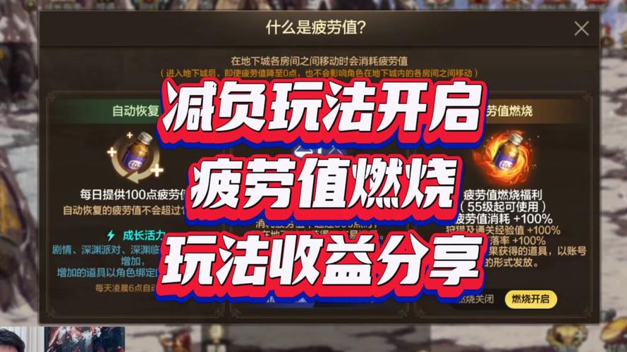 https://www.dingxidaily.com/static/images/202504/cc8aef0aeb4231bbd10bc98fa9c09134.jpg 游戏疲劳值燃烧机制解析:如何高效消耗疲劳值获取额外奖励