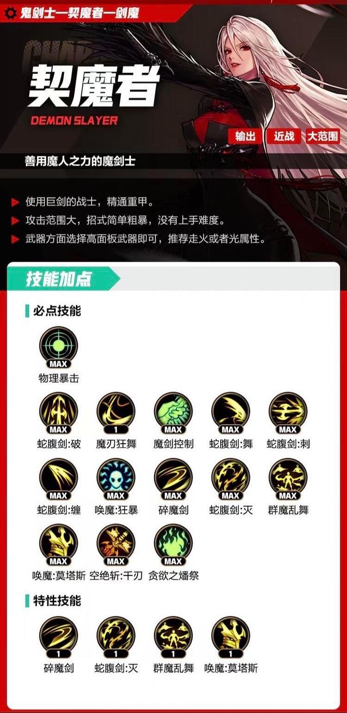 dnf契魔者技能介绍_dnf契魔者_dnf契魔者2021