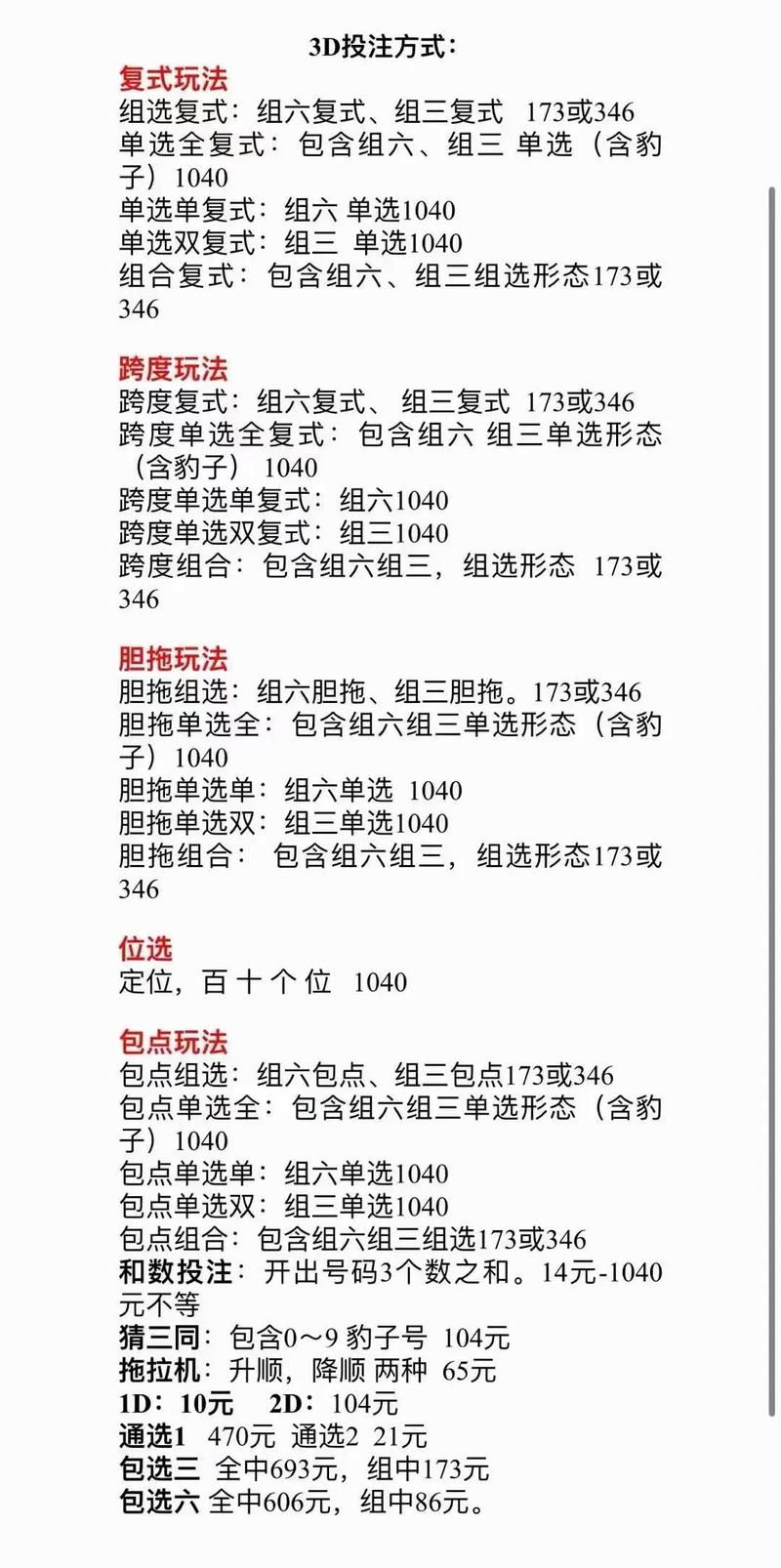 彩票3d玩法规则_组3中奖规则3d_3d中奖规则