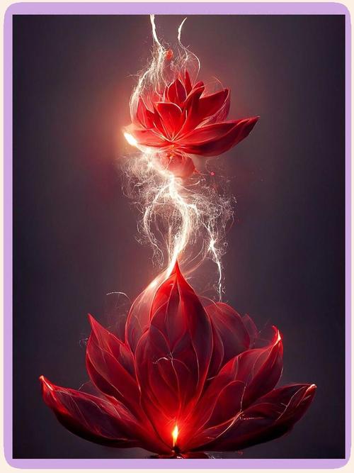 星辰幻化成红莲火雕，神秘景象令人叹为观止，激发无尽探求欲