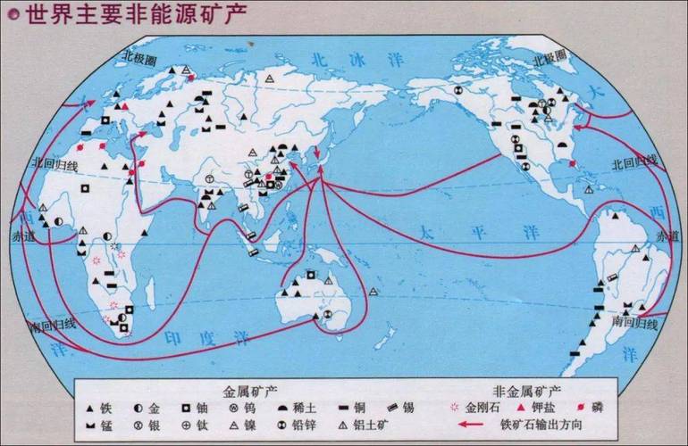 全球铁矿石分布不均，澳大利亚、巴西成重要供应基地？