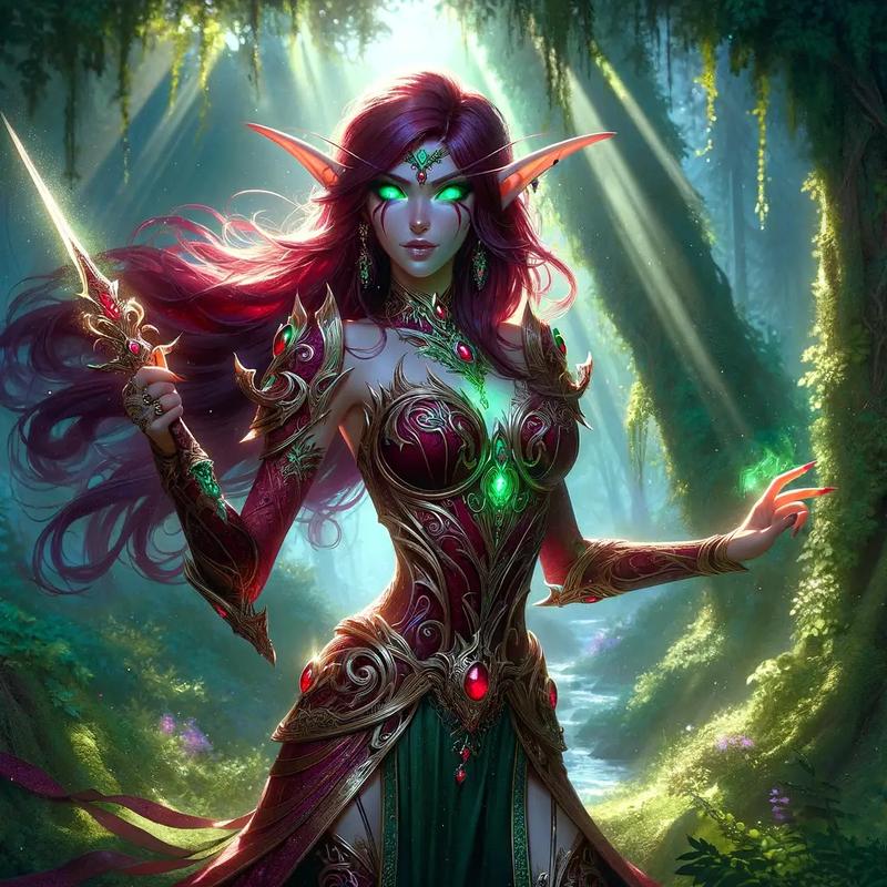 血精灵_精灵血统_魔兽显血改键精灵