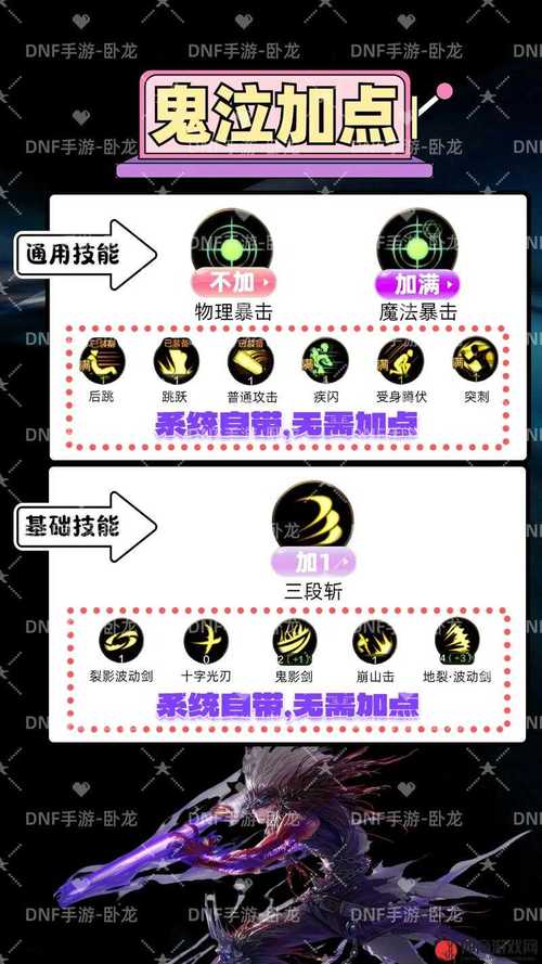 2021dnf鬼泣刷图加点_dnf刷图鬼泣加点_鬼泣加点85版本刷图
