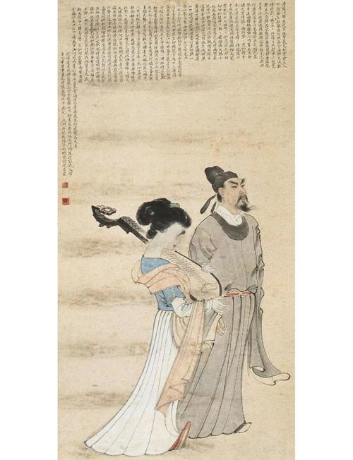 胡姬琵琶行：异域风情与文化交融的动人画卷