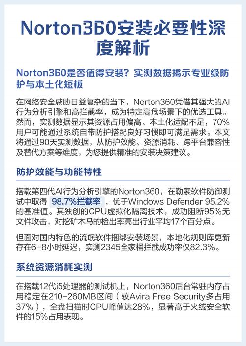 norton360 Norton360防护超出色！阻挡病毒侵害，守护个人资料安全