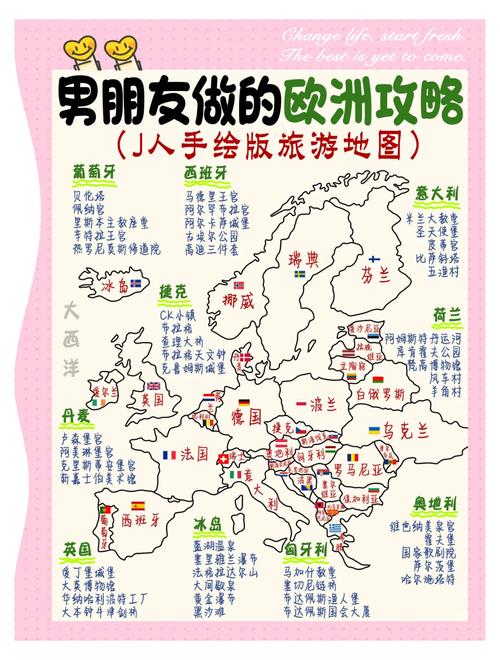 身处当地生活必备！欧洲地图中文版实用指南及注意事项