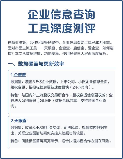企业在线查询：提升信息效率与透明度，降低交易尽调成本