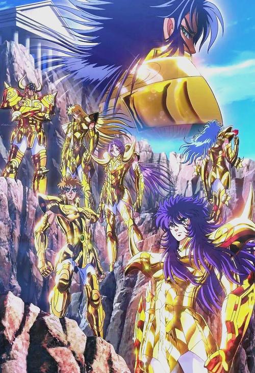 经典动漫圣斗士星矢黄金十二宫篇，诠释热血与信念
