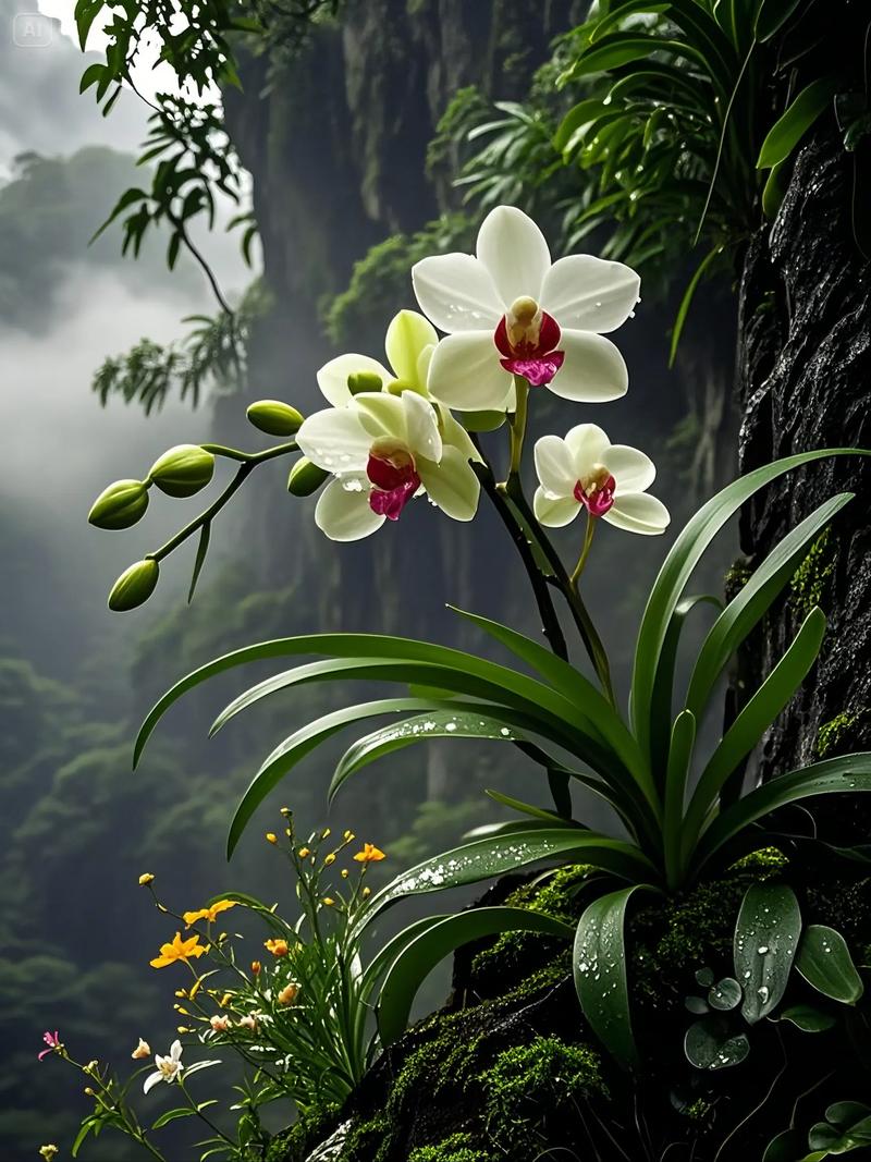 幽兰花_幽兰花的花语和寓意_幽兰花苏辙