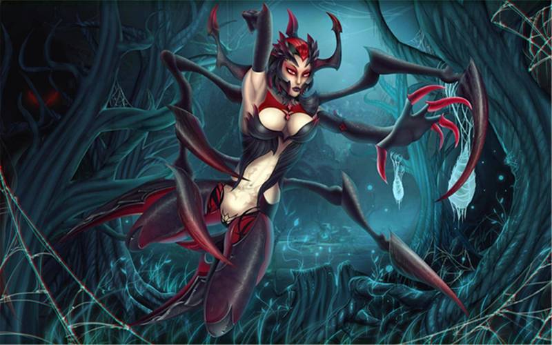 伊莉丝蜘蛛女皇_蜘蛛女皇伊莉丝图片_蜘蛛女皇伊莉丝简笔画