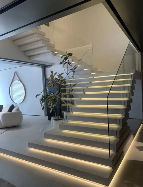 楼梯艺术漆_尚艺楼梯_楼梯艺术玻璃图案