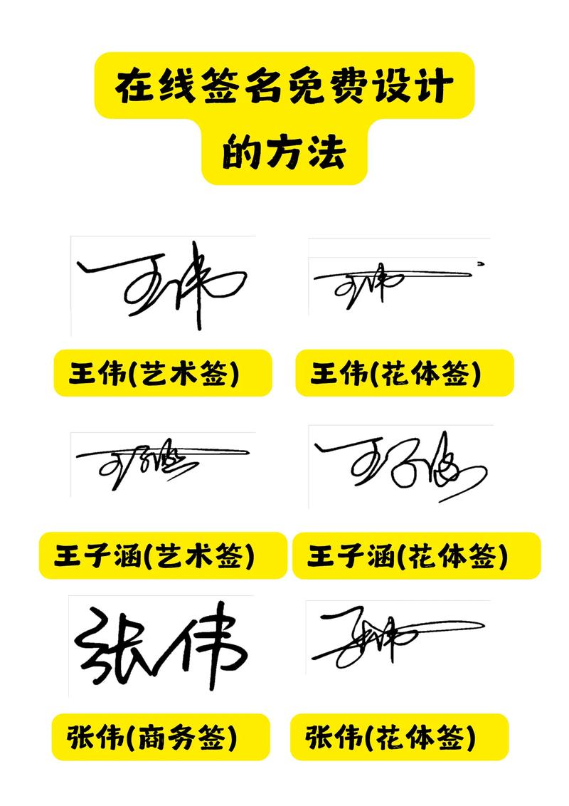 手把手教你免费设计个性签名，简单几步就能学会