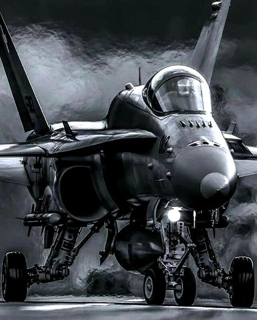 战斗机图片_战斗机简笔画_fa18战斗机